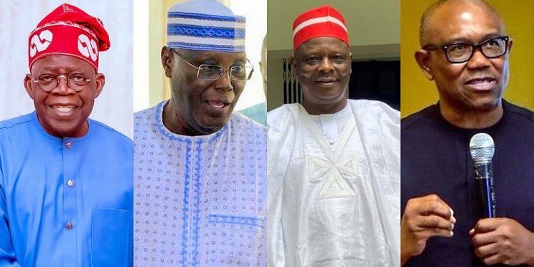 2023: Tinubu, Atiku, Obi, Kwankwaso and The Battle for Aso Rock Villa